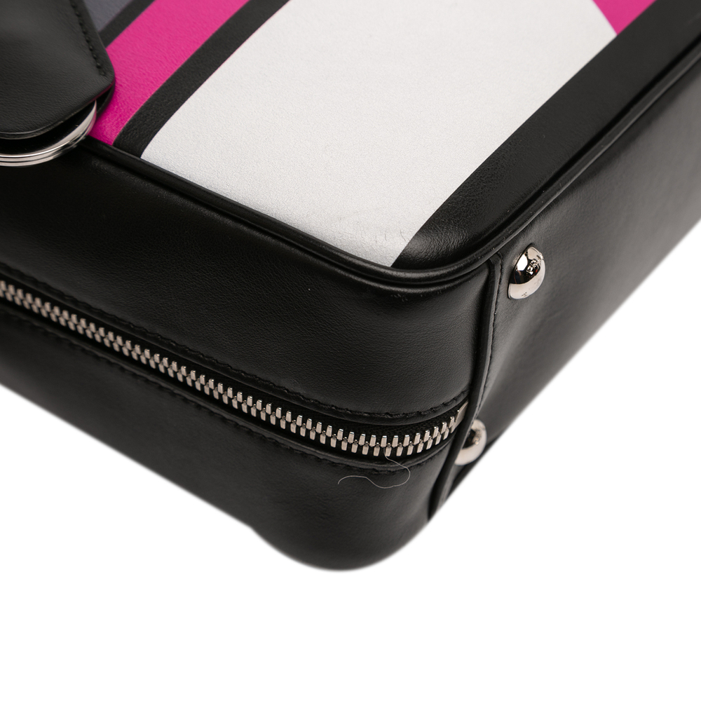 Pre-Loved Prada City Calf Racing Satchel - Picture 8 of 12